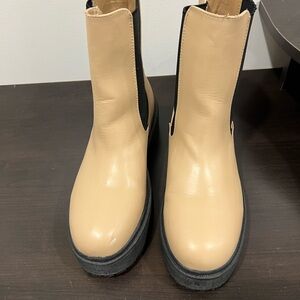 Mia camel colored boots size 9. Maybe worn twice